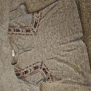 E4🔹️THML - Embroidered Blouse